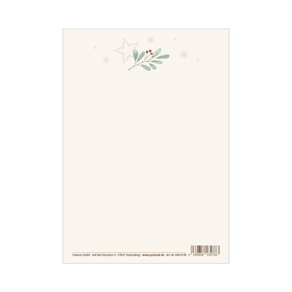fontis-papeterie-gesegnete-weihnachten-postkarte-din-a6-weihnachtsmotiv image 2