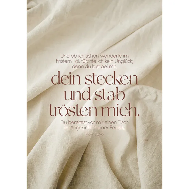 fontis-papeterie-dein-stecken-und-stab-postkarten-4er-psalm-23 image 1