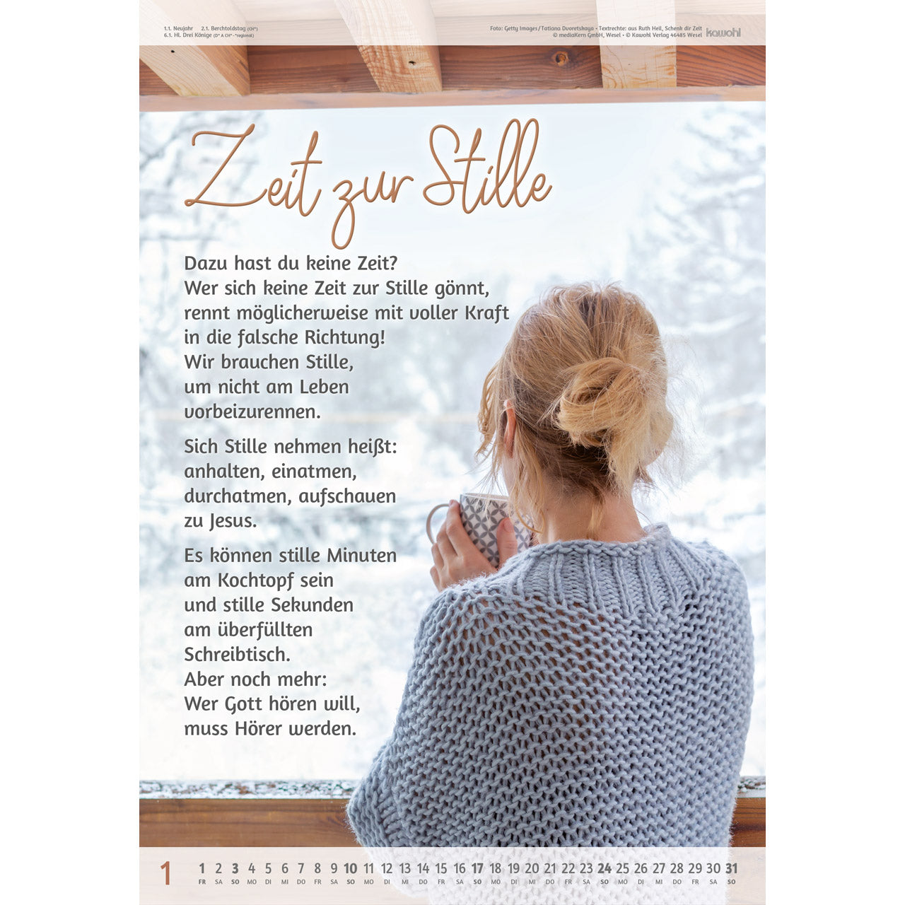 fontis-kalender-du-bist-so-wertvoll-2027-wandkalender-foto image 3