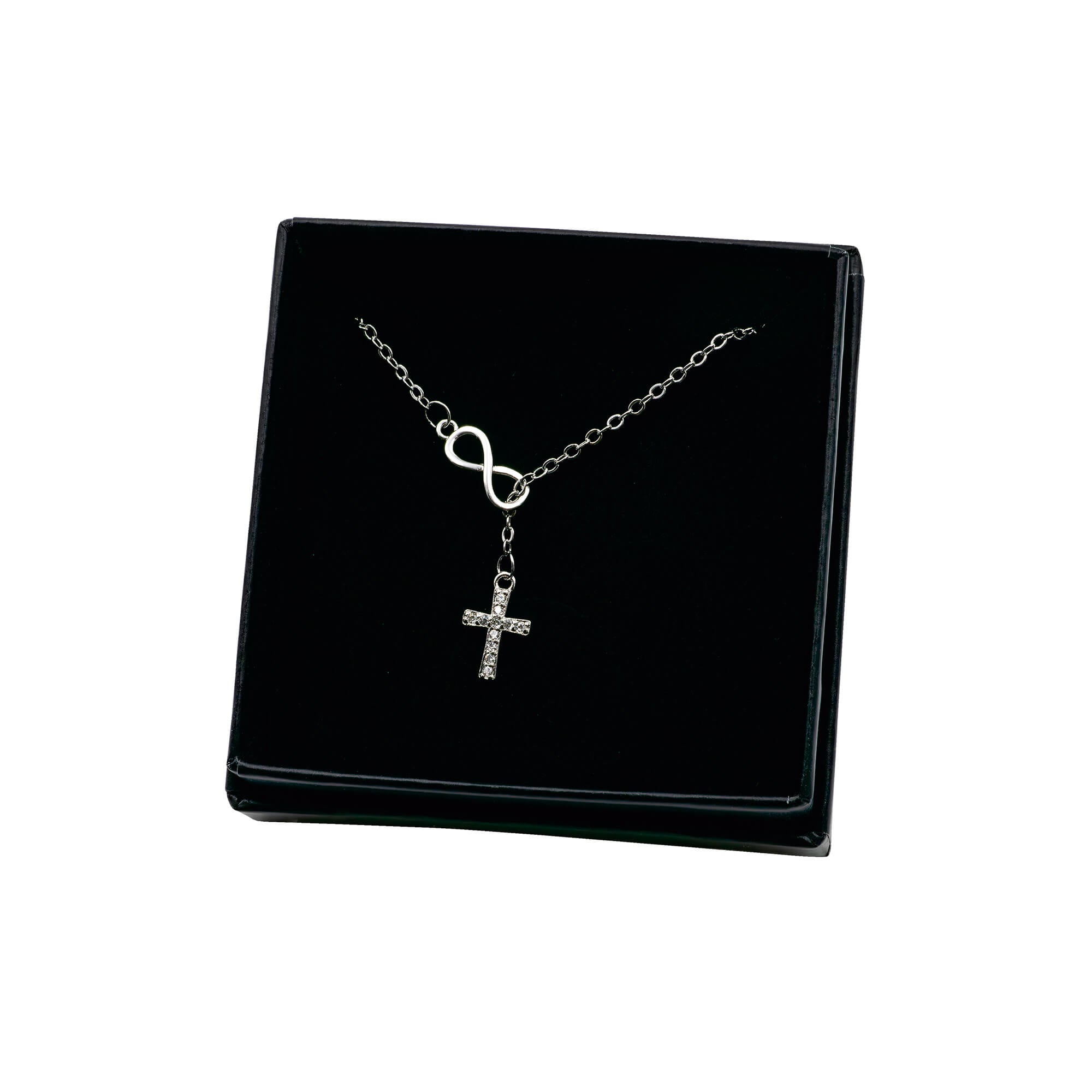 fontis-verlag-geschenke-kreuz-halskette-sterlingsilber-unendlichkeit image 2