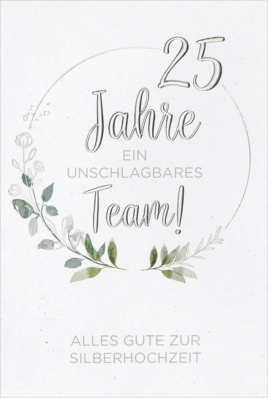 fontis-alles-gute-zur-silberhochzeit-faltkarte-mit-umschlag image 1