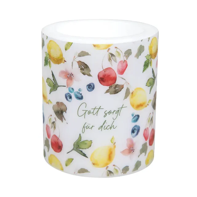 fontis-geschenke-gott-sorgt-f-r-dich-wachskerze-sommerfr-chte image 1