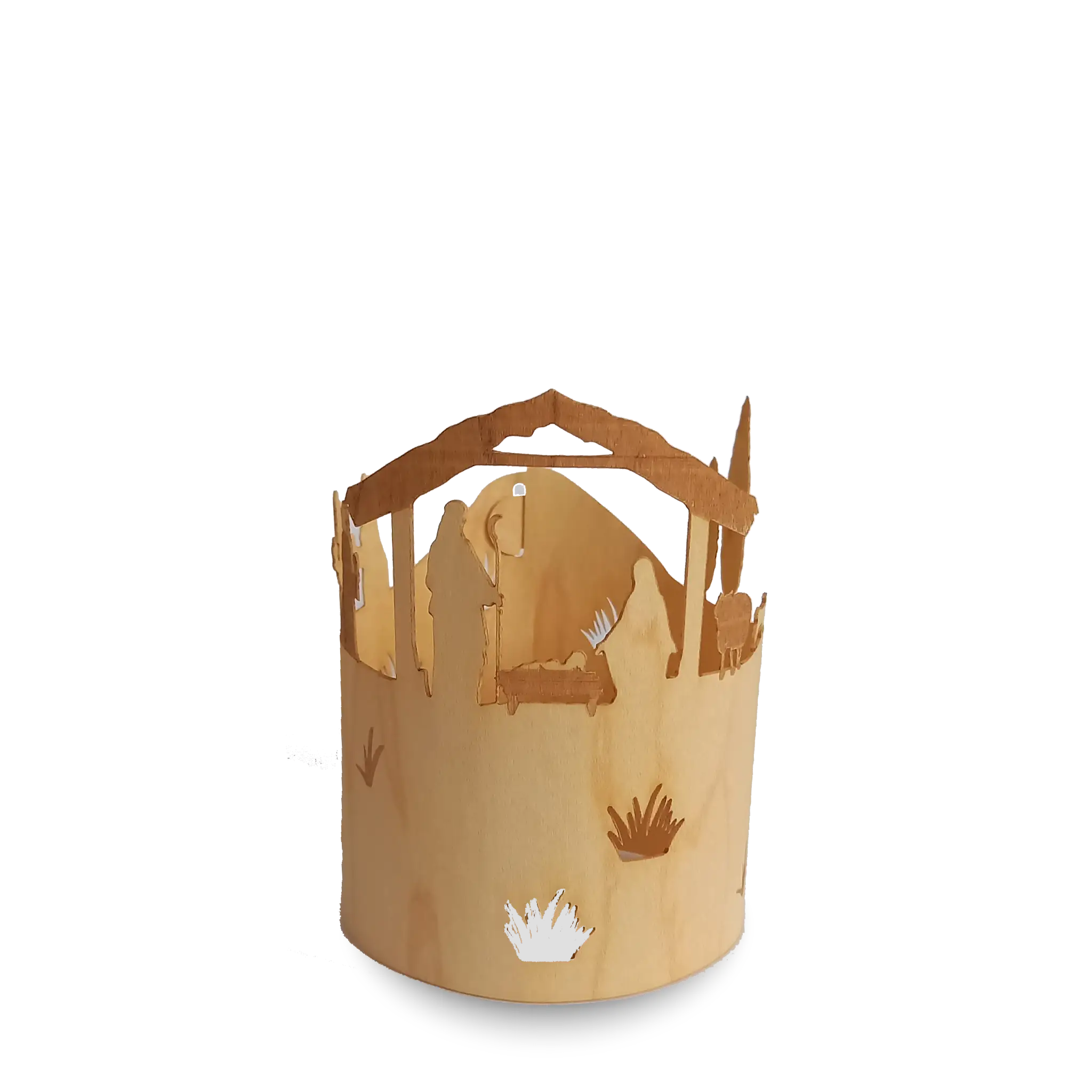 bonifatiuswerk-lichterpost-liebe-weihnachtsgr-e-windlicht-holz image 1