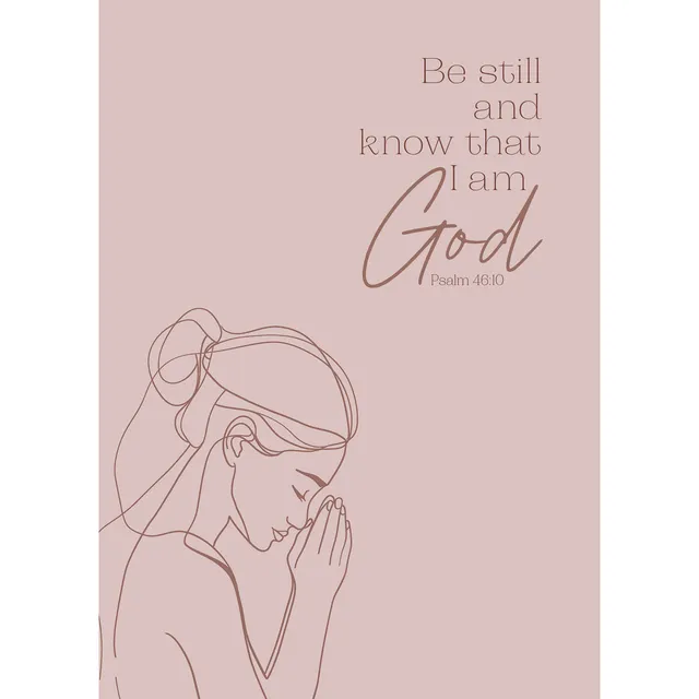 fontis-be-still-and-know-postkarten-12er-set-psalm-46 image 1