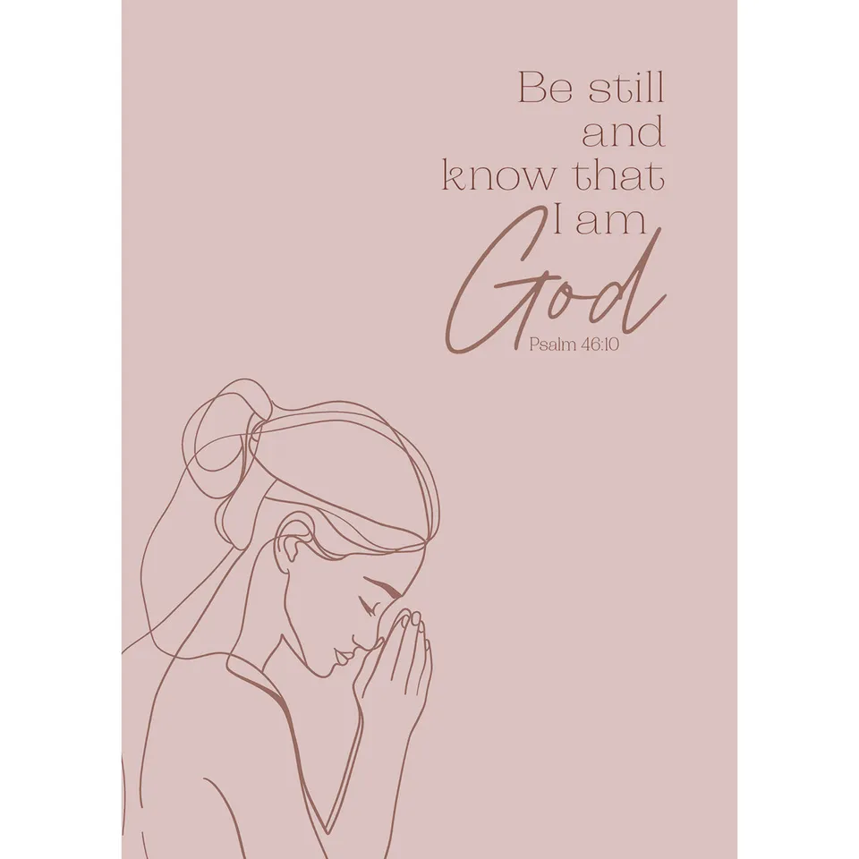 fontis-be-still-and-know-postkarten-12er-set-psalm-46 image 1