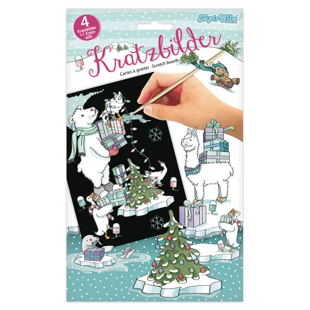 fontis-papeterie-winterweihnachtsfreude-kratzbilder-kinder-4er-set image 1