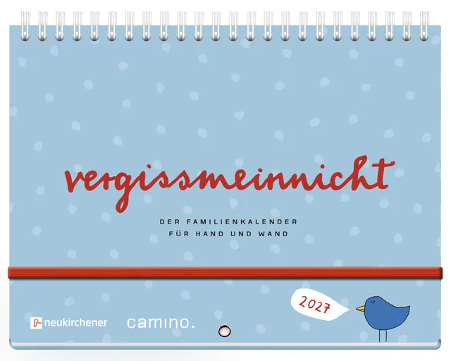 fontis-kalender-vergissmeinnicht-2027-familienplaner-a5 image 1