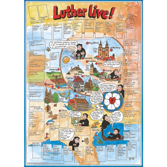 claudius-luther-live-poster-10er-pack-reformation-konfirmation image 1