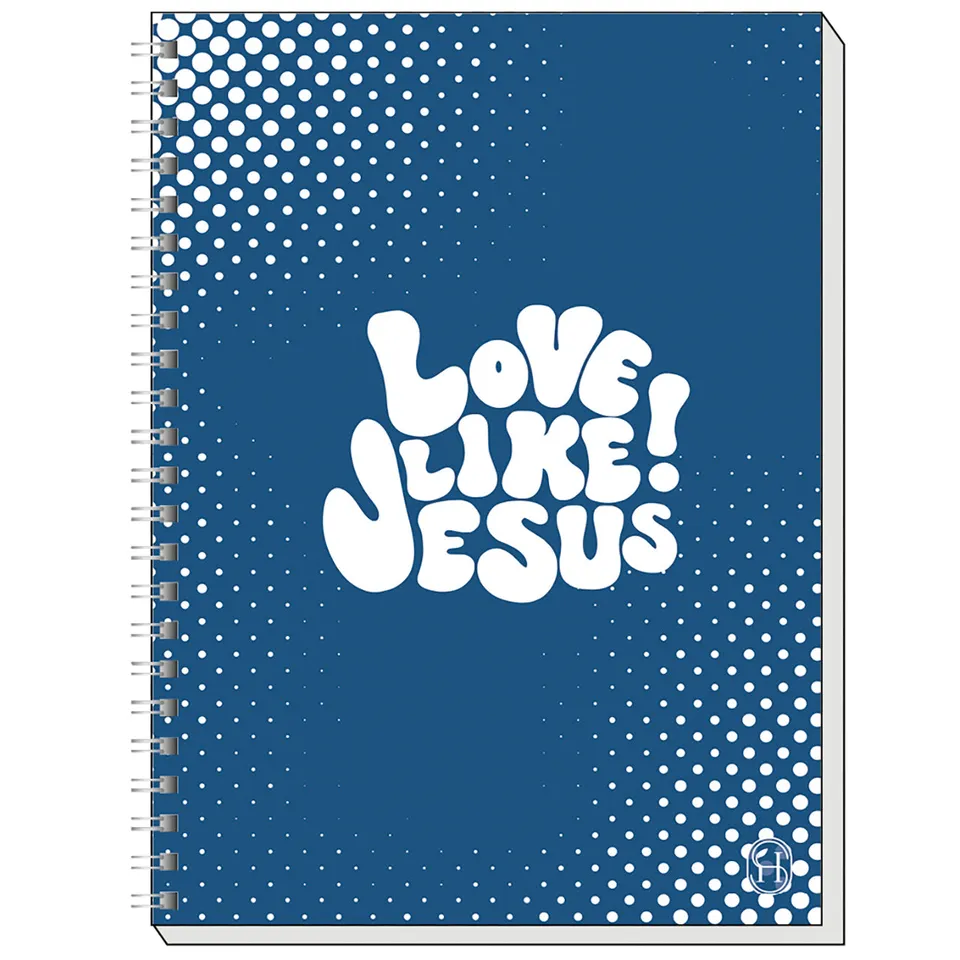 love-like-jesus-memoblock-a5-spiralblock-dotted-notizen image 1