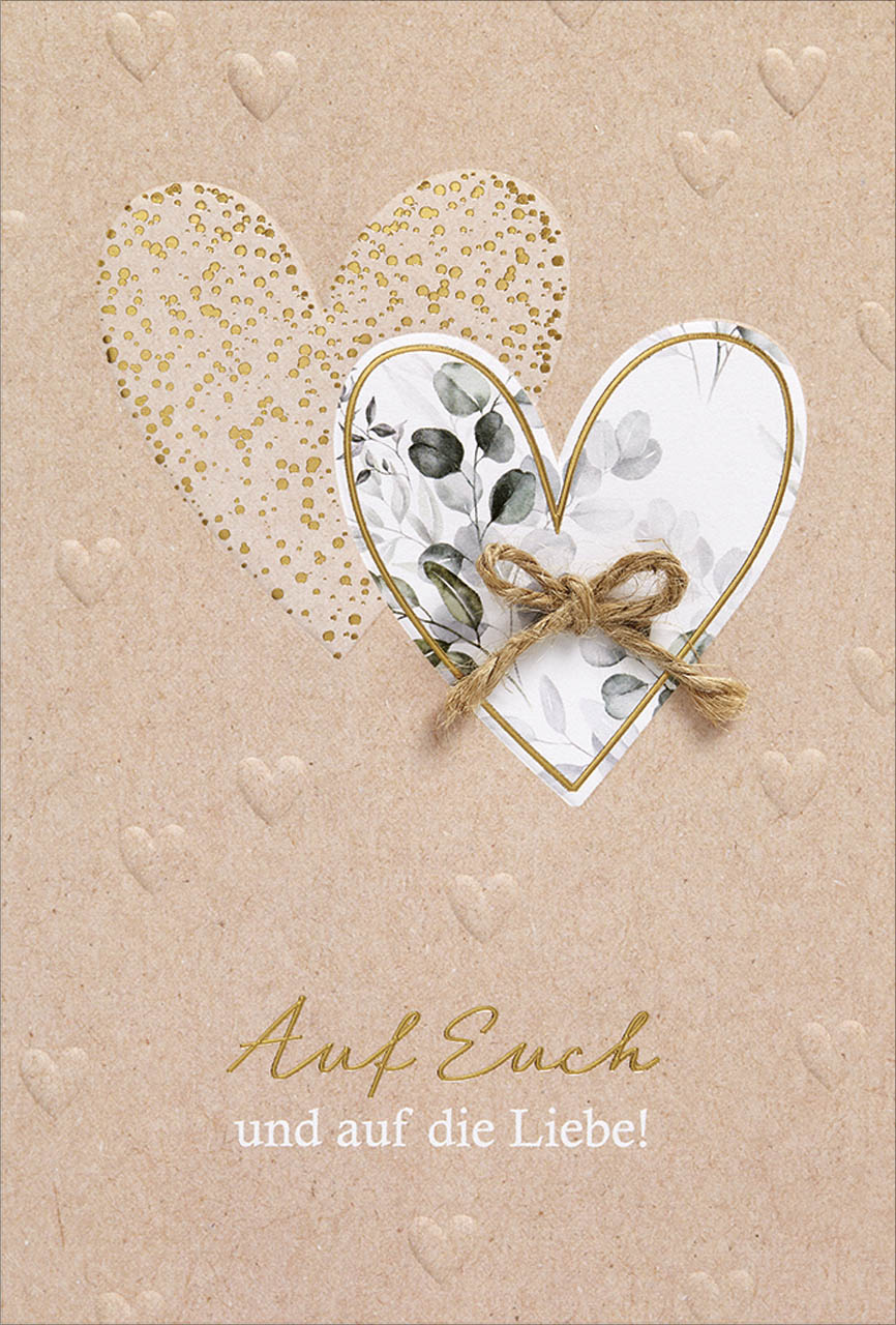 fontis-auf-euch-und-auf-die-liebe-faltkarte-hochzeit-gold image 1