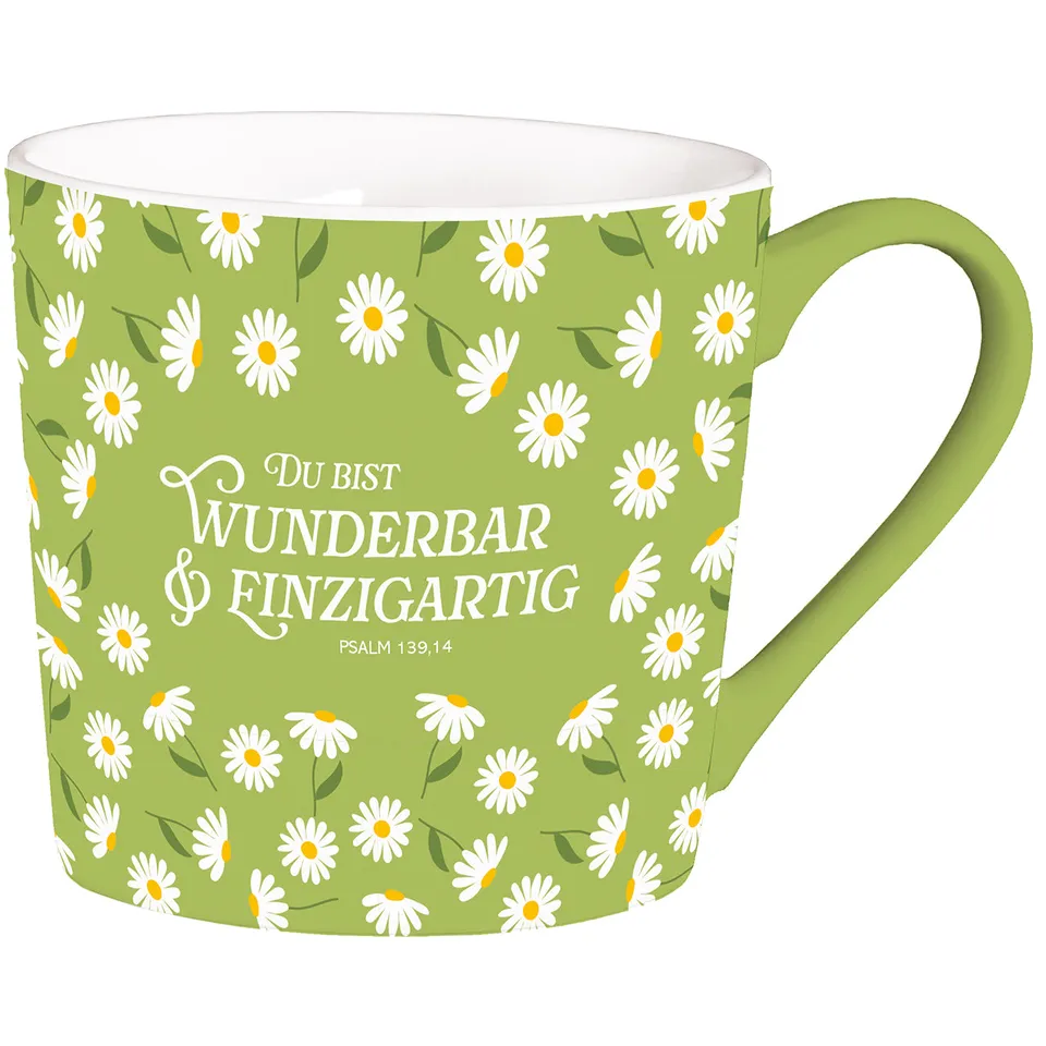 fontis-geschenke-du-bist-wunderbar-tasse-390-ml-porzellan-blumen image 1