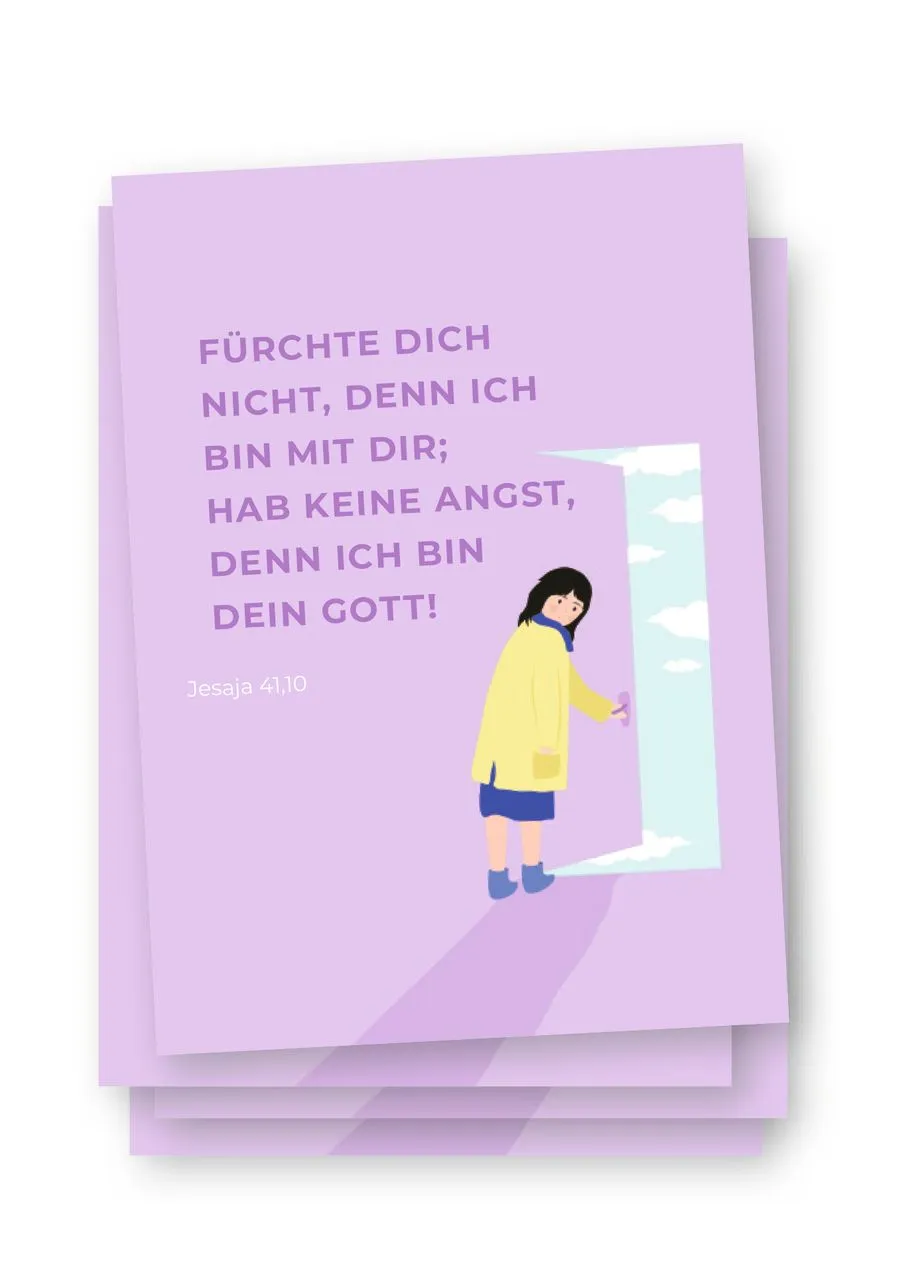 fontis-f-rchte-dich-nicht-postkarten-10er-set-jahreslosung-2027 image 1