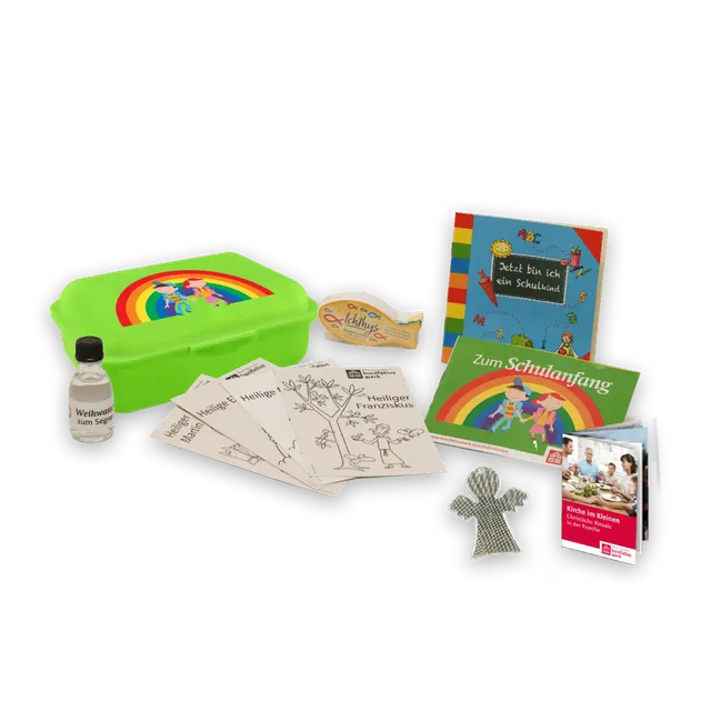bonifatiuswerk-schulanfangsbox-einschulung-set-gr-n image 1