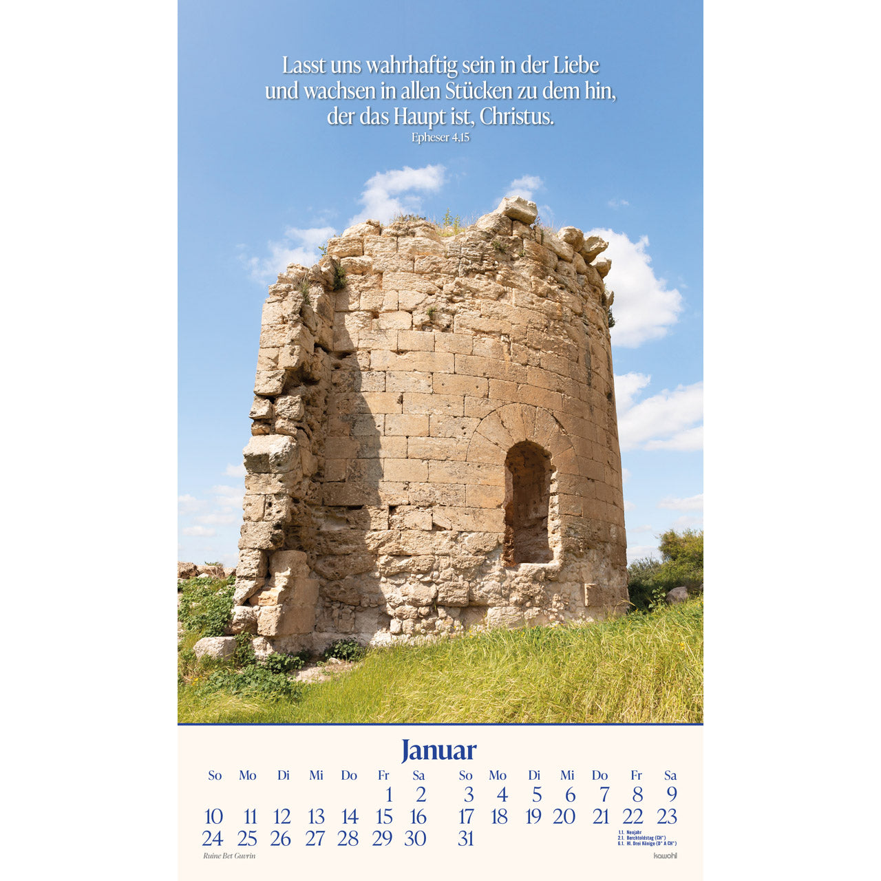 fontis-das-heilige-land-2027-wandkalender-israel-spiral image 3