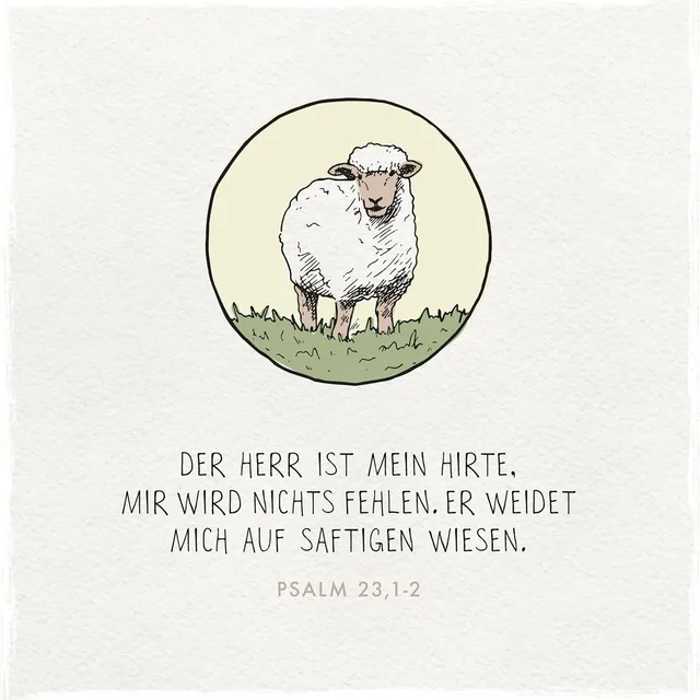 fontis-der-herr-ist-mein-hirte-holzschild-13x13-psalm-23 image 1