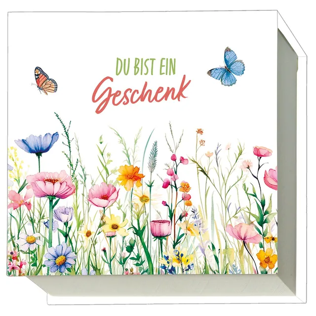 fontis-papeterie-du-bist-ein-geschenk-notizblock-11x11-punktraster image 1