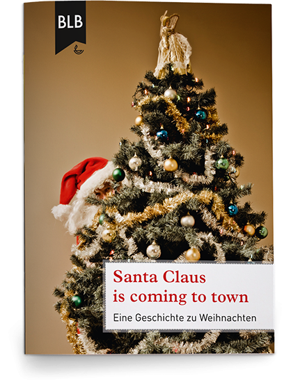 fontis-b-cher-santa-claus-is-coming-to-town-weihnachtskarte image 1
