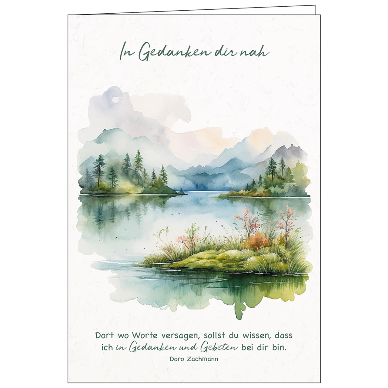 fontis-in-gedanken-dir-nah-faltkarte-trauer-mit-umschlag image 1