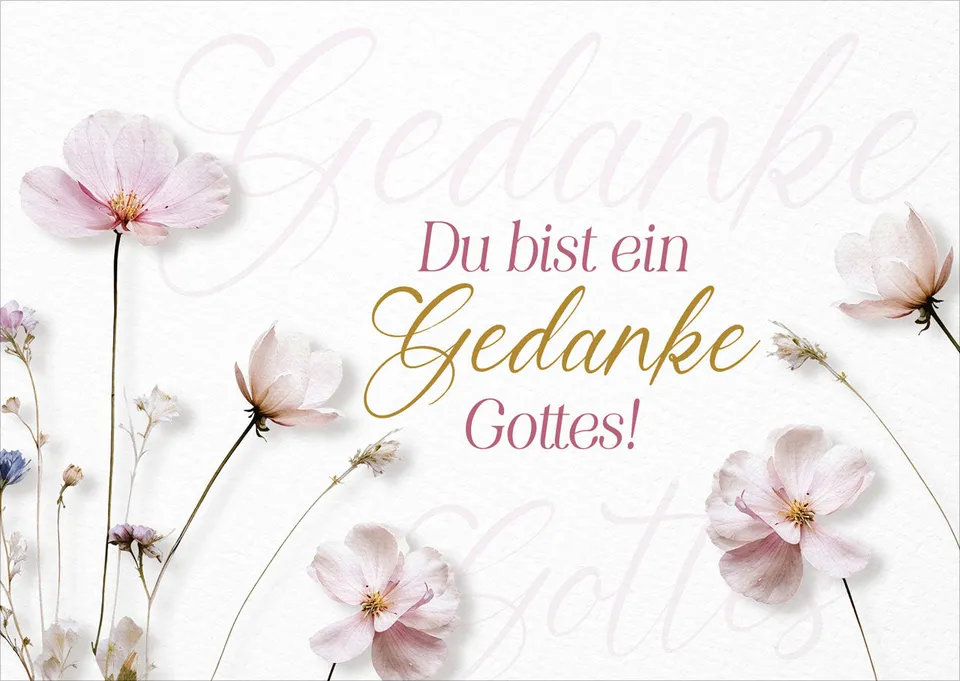 fontis-papeterie-du-bist-ein-gedanke-gottes-postkarten-12er-set image 1