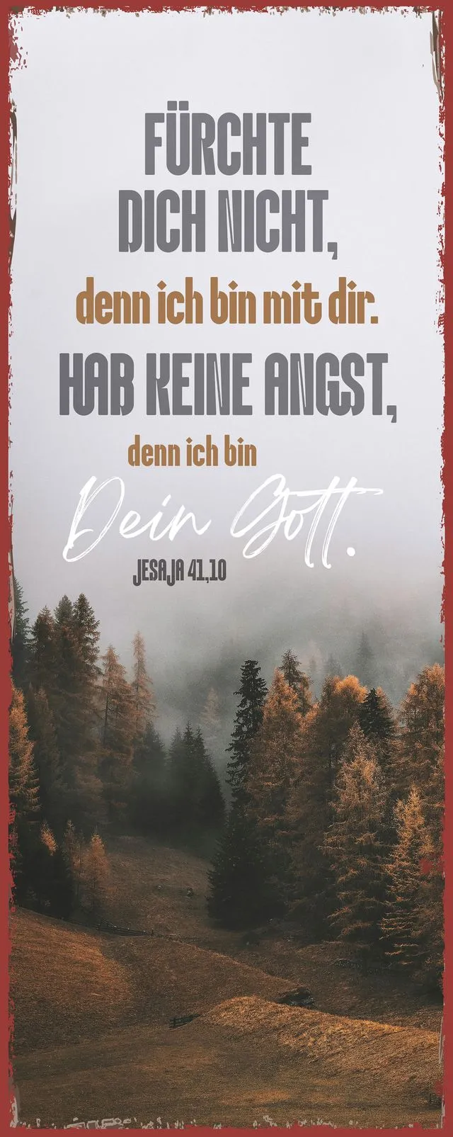 fontis-geschenke-f-rchte-dich-nicht-metallschild-wald-im-nebel image 1