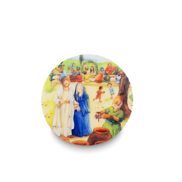 bonifatiuswerk-unser-fest-mit-jesus-wachsauflage-5-7-cm-kommunion image 1
