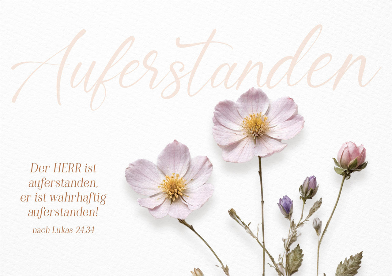 fontis-papeterie-auferstanden-faltkarte-ostern-lukas-24-34 image 1