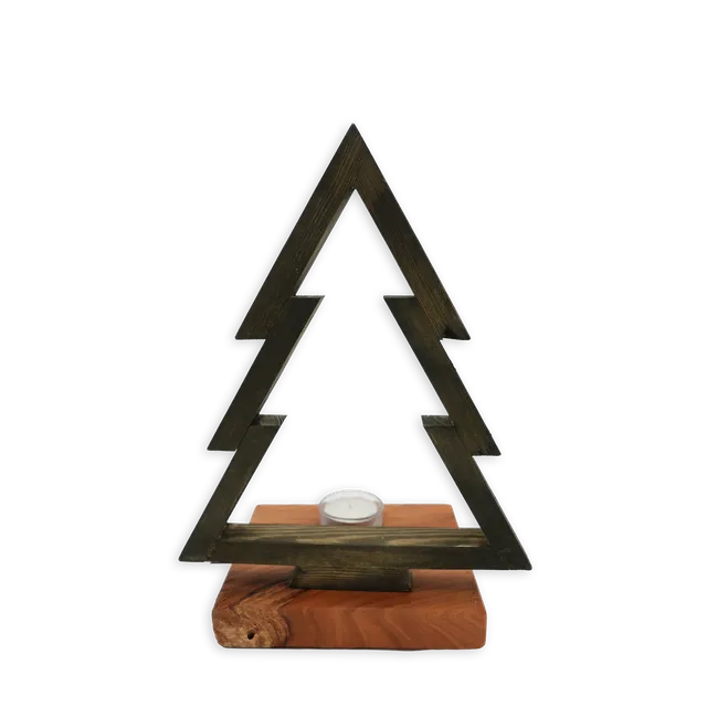 bonifatiuswerk-tannenbaum-teelichthalter-holz-21-5-cm image 1