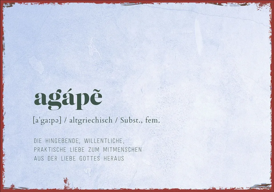 fontis-geschenke-agape-metallschild-liebe-gottes-27x19-cm image 1